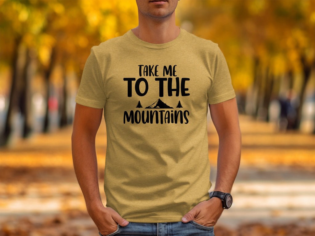 Take Me To The Mountains Adventure Lover Graphic T-Shirt