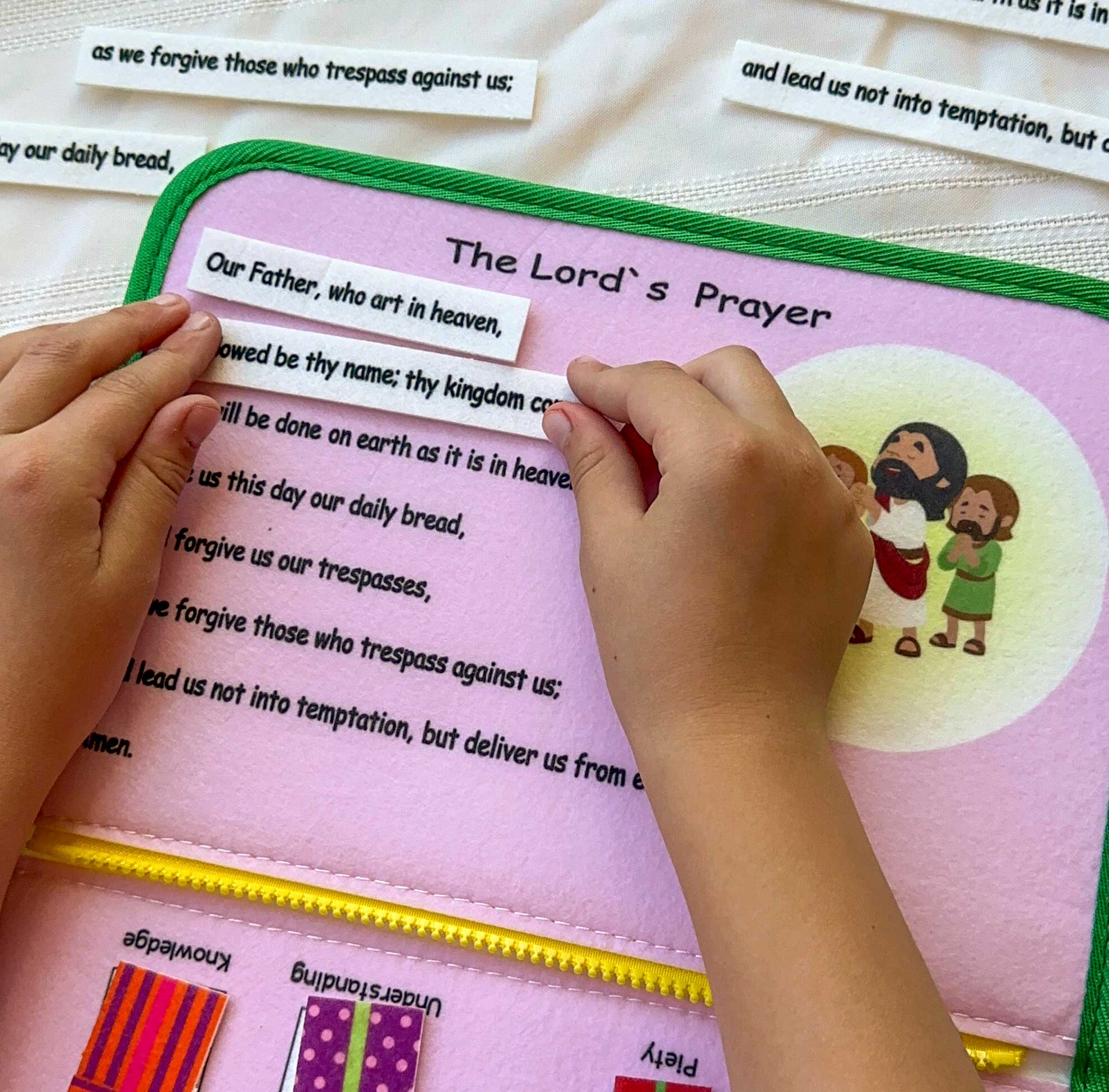 My Pray & Play Busy Book – Catholic Felt Busy Book - A Quiet Felt Book