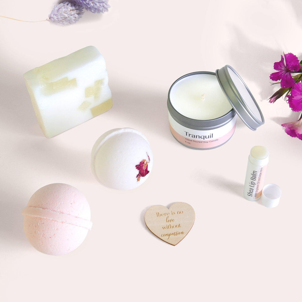 100th Birthday Compass Necklace Spa Gift Box Set