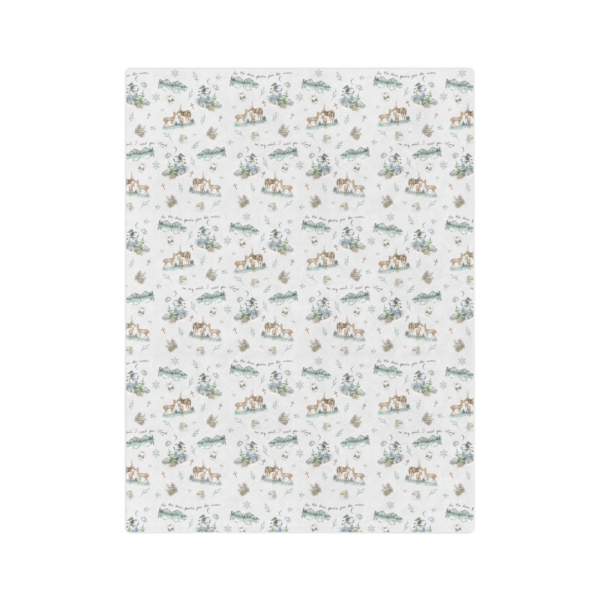 My Soul Longs Minky Blanket