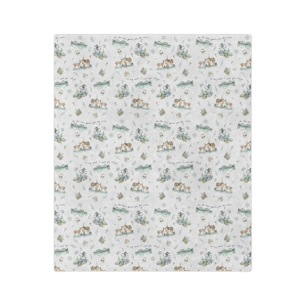 My Soul Longs Minky Blanket