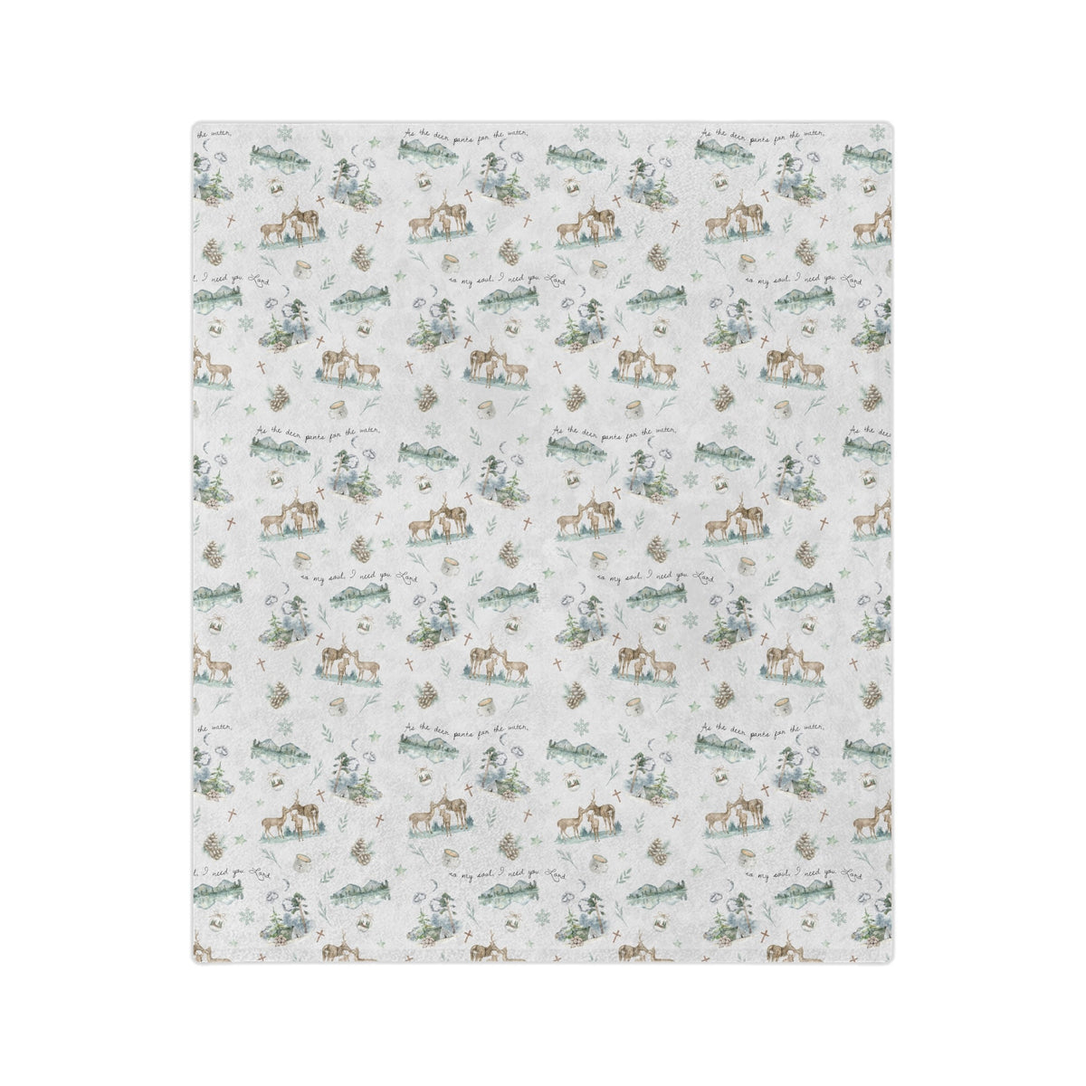 My Soul Longs Minky Blanket
