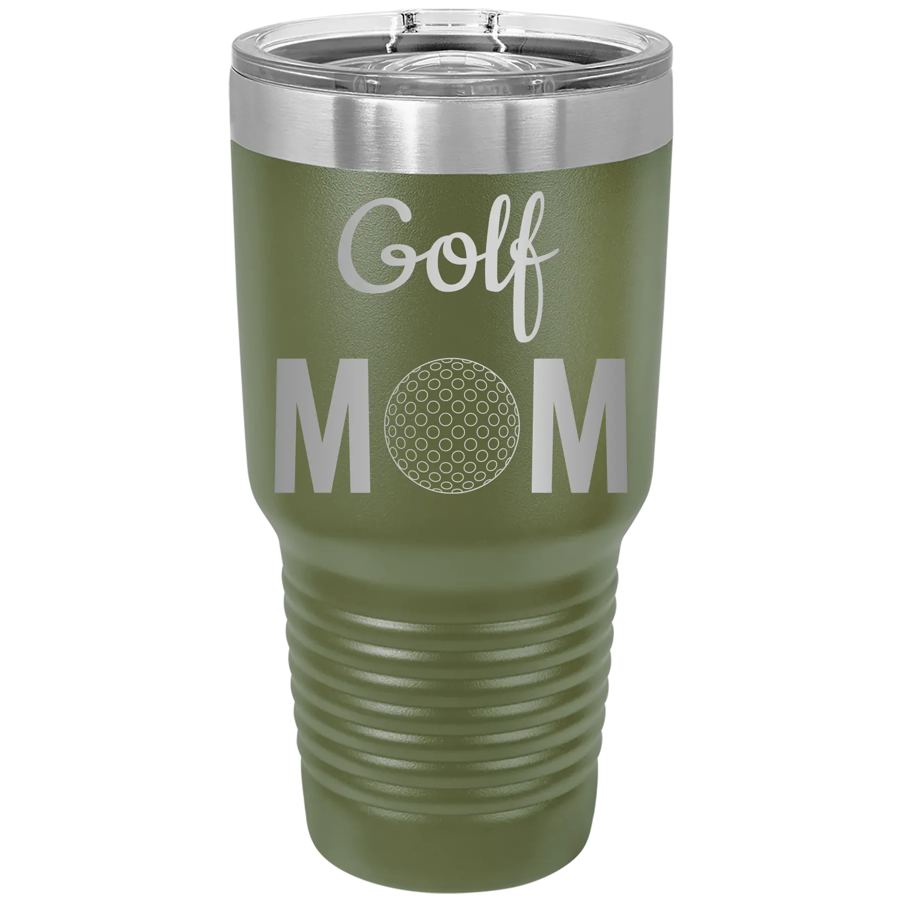 Mom Golf2 30 oz Tumbler | Olive Green