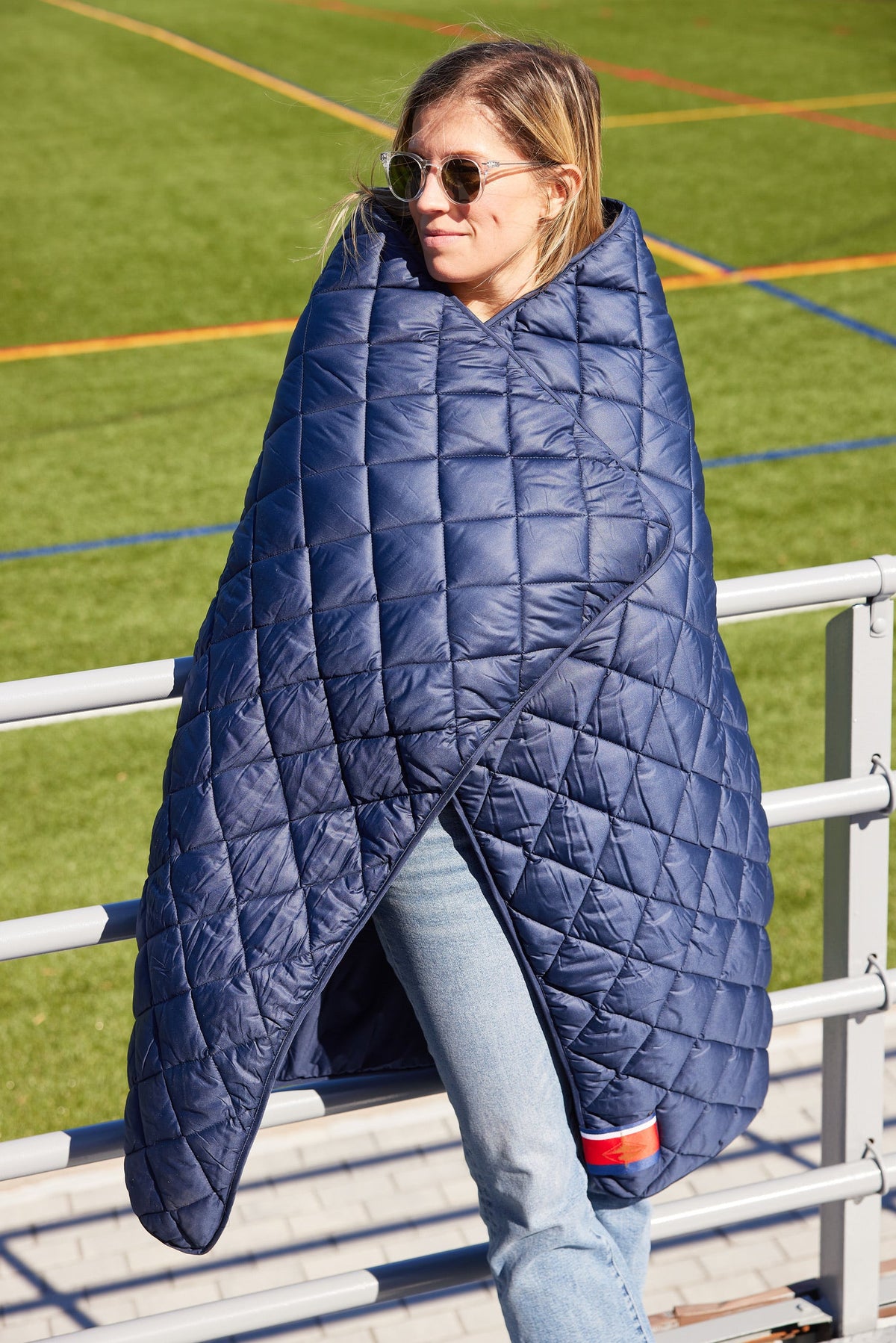 Waterproof Puffer Blanket with Pockets | Pretty Rugged