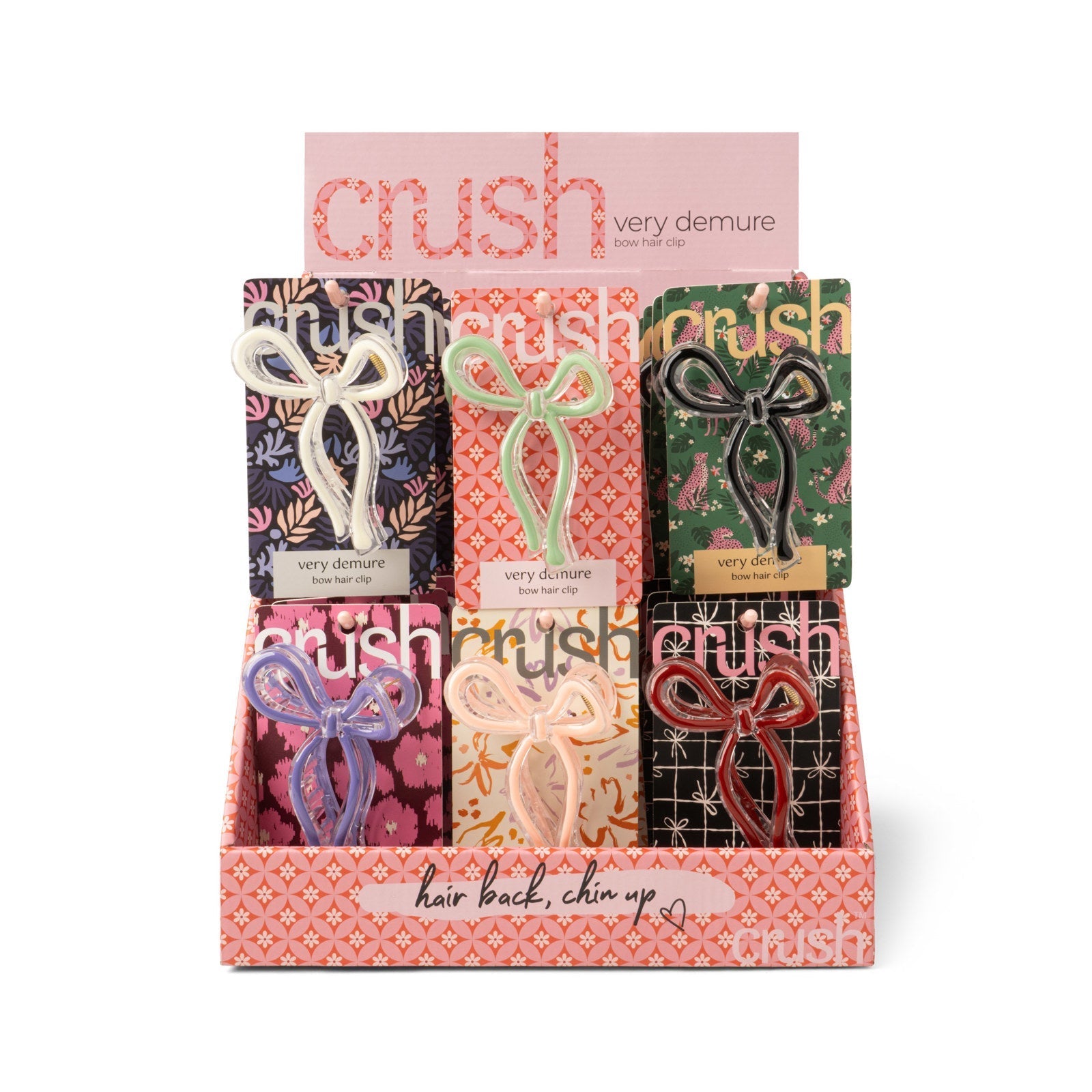Crush™ Very Demure Bow Hair Clip - Red