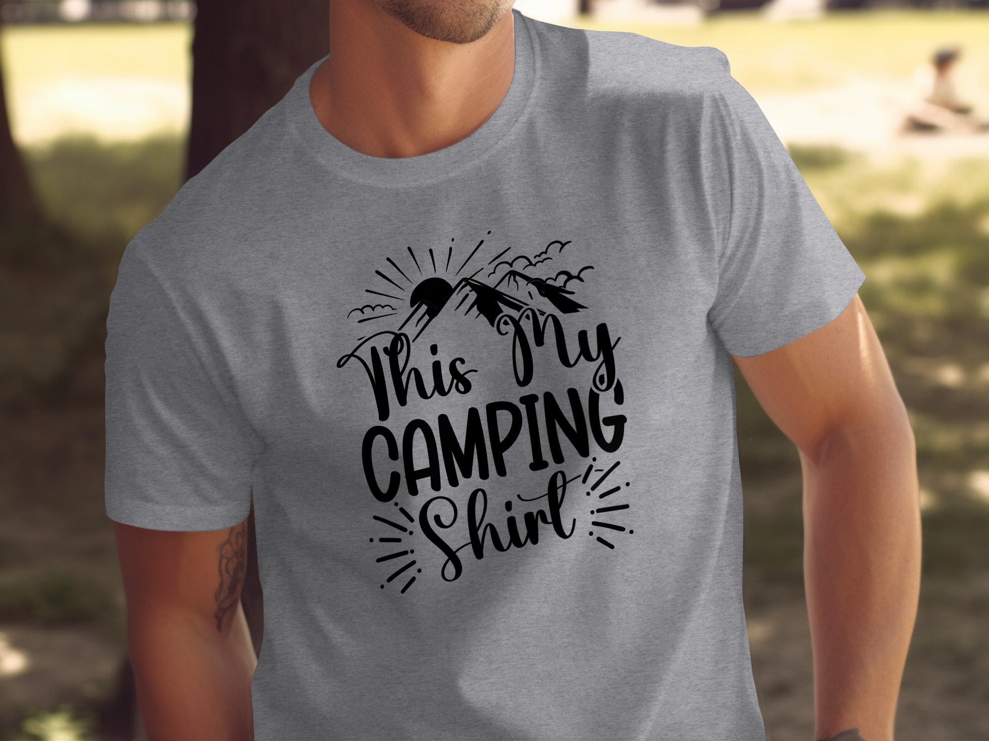 This My Camping Shirt Design Featuring Mountain Graphics T-Shirt