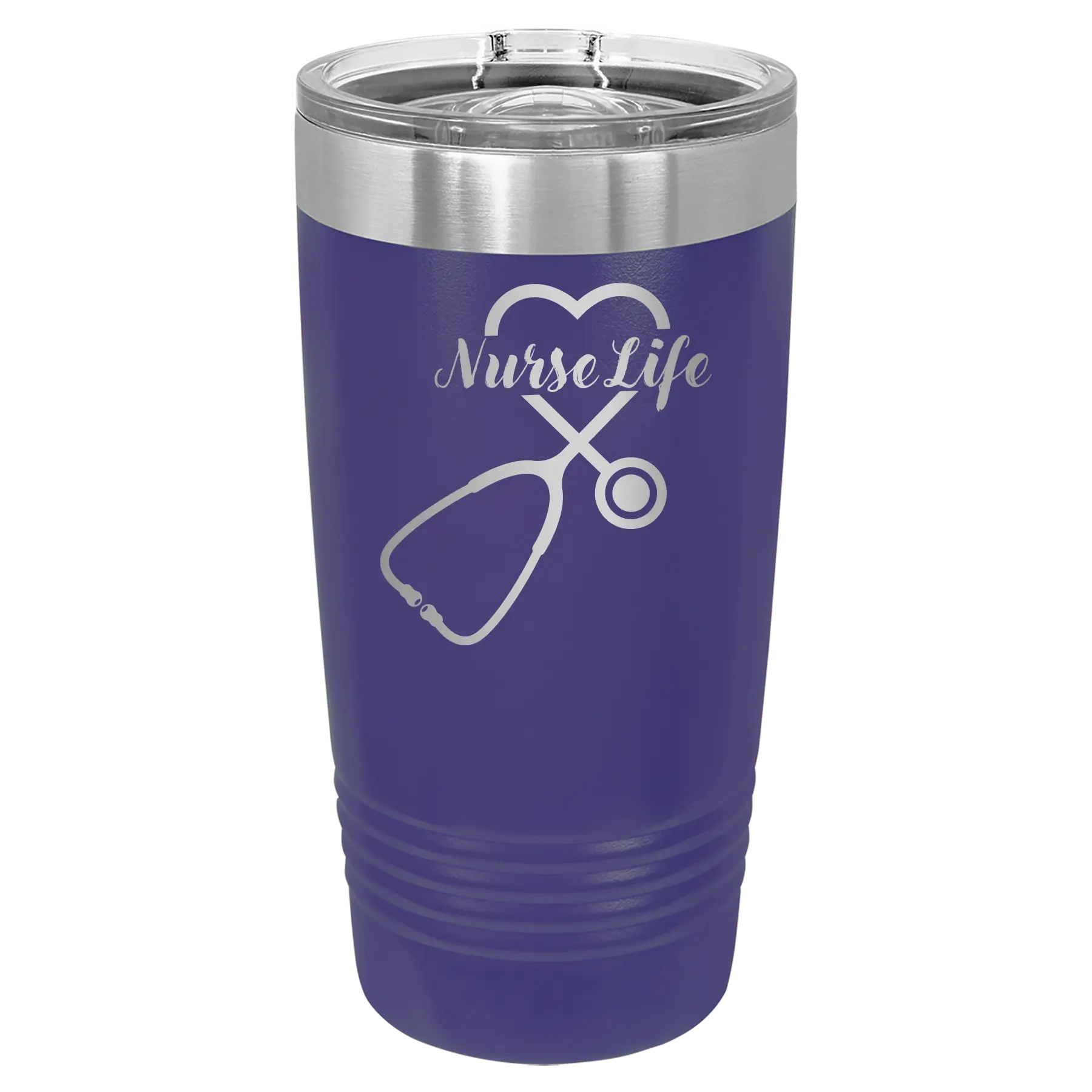 Nurse Life 20 oz Tumbler | Purple