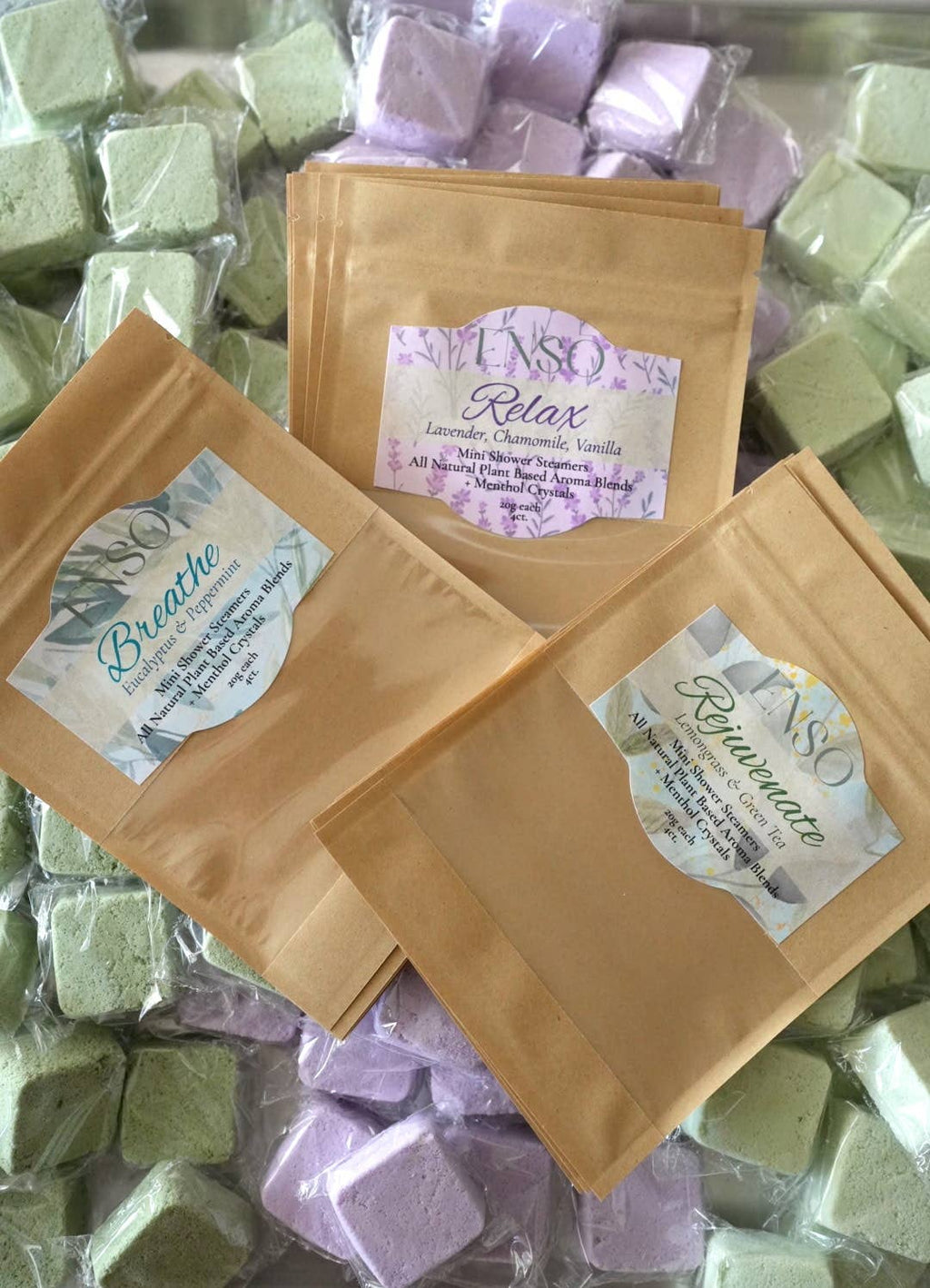 Relax Aromatherapy Menthol Shower Steamers Gift Set