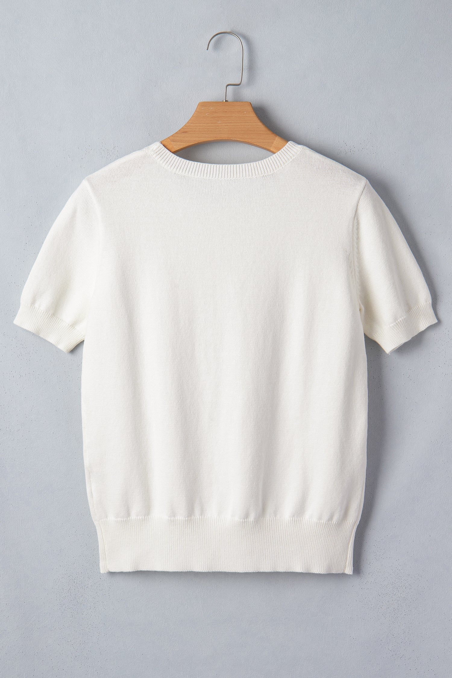 Western Horse Head Short Sleeve Sweater