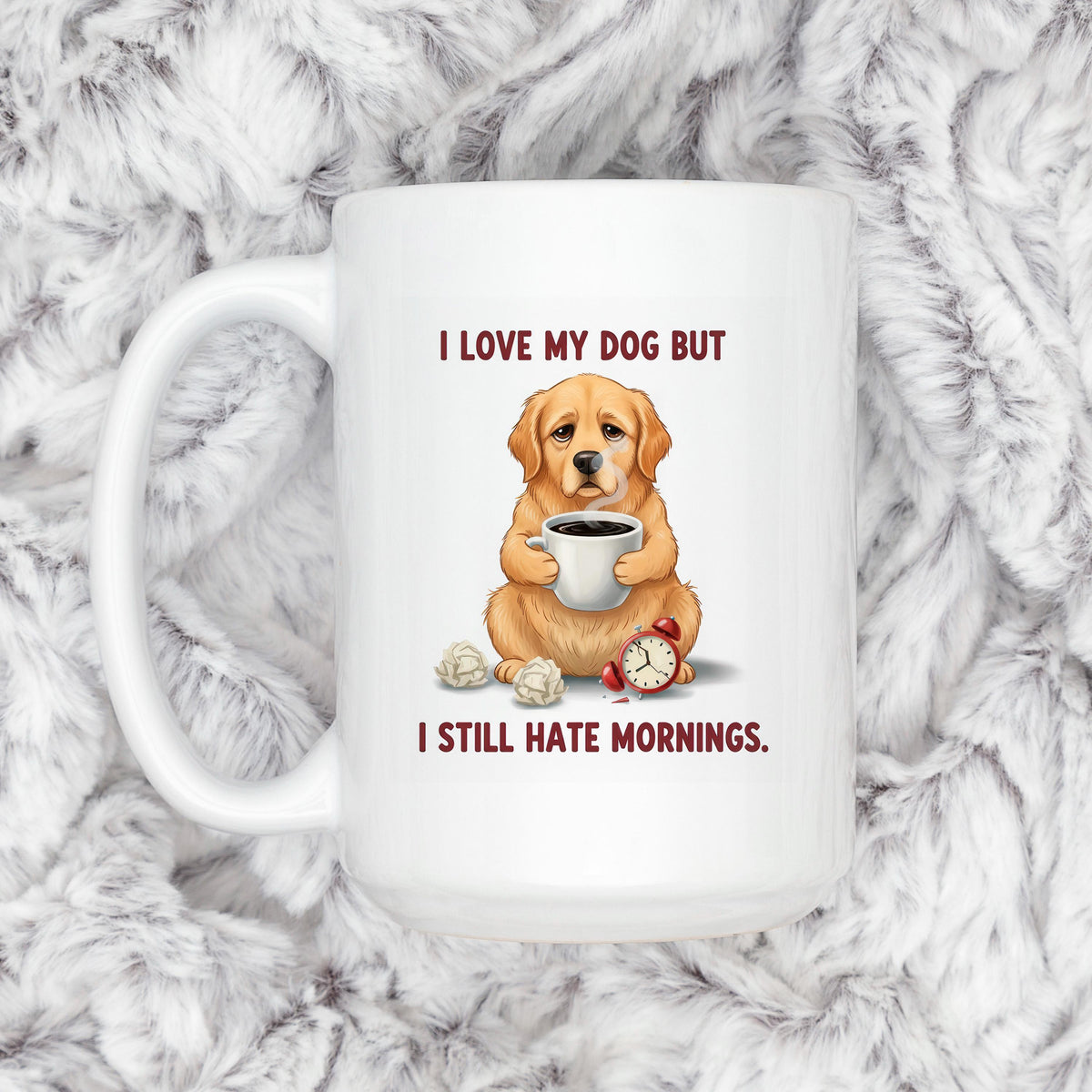 Funny Dog Lover Mug - Dishwasher Safe Ceramic Mug | Pet Lover Coffee Cup, Morning Humor