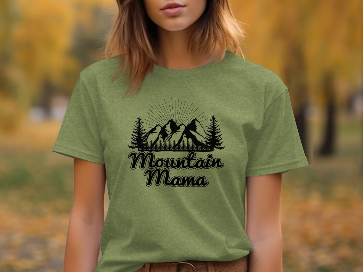 Mountain Mama Adventure Design Ideal Mother's Day T-Shirt