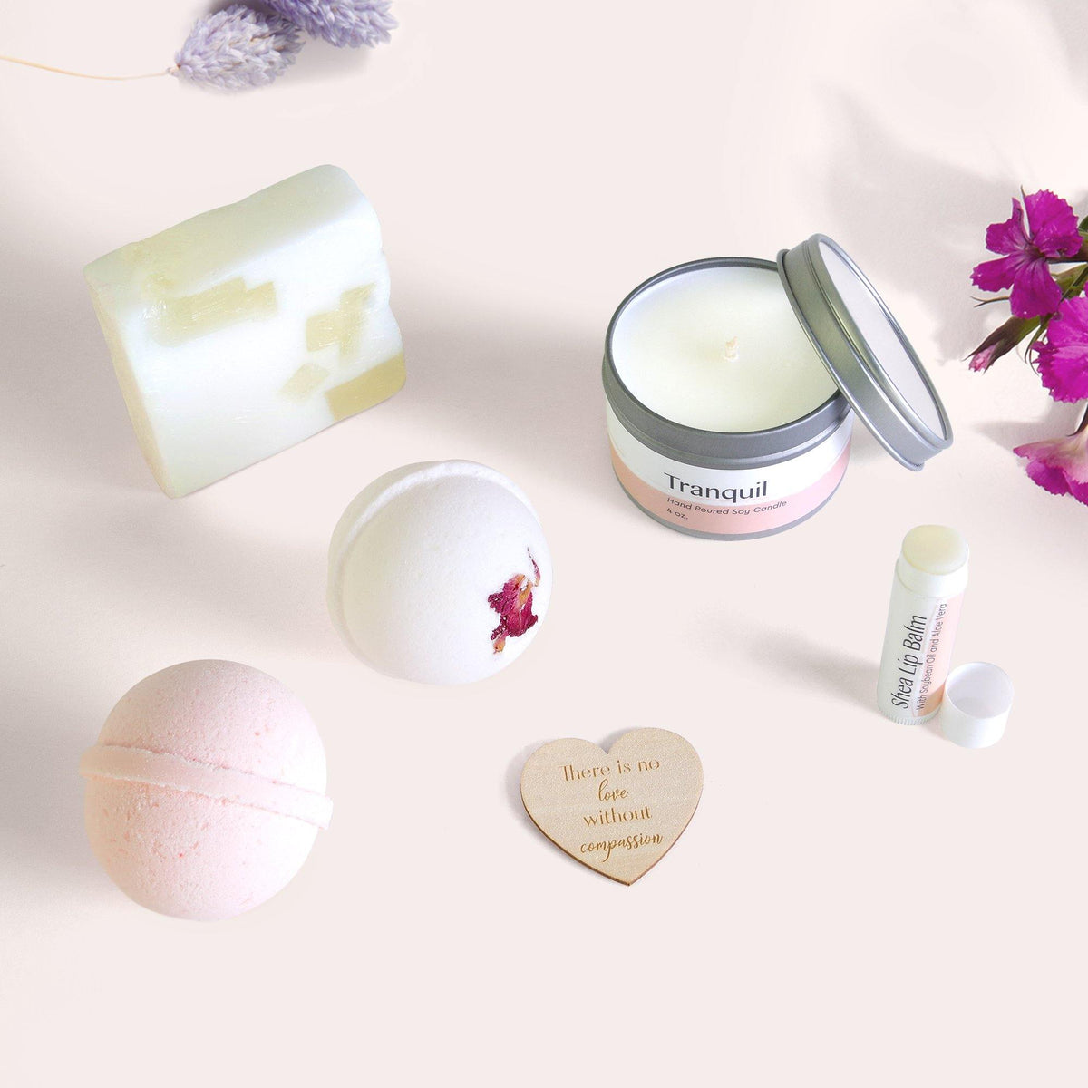 35th Birthday Compass Necklace Spa Gift Box Set
