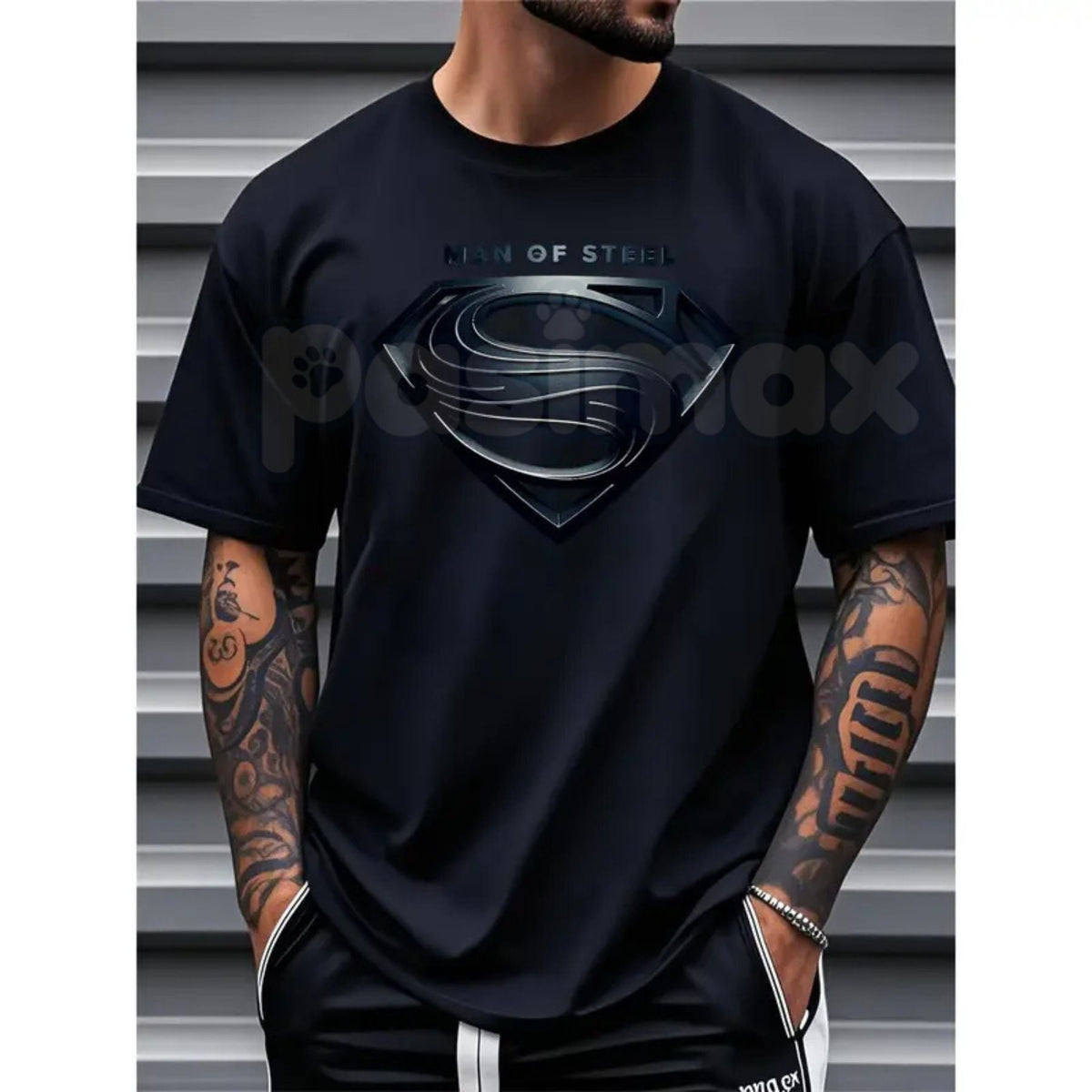 Justice League Men's Plus Size Casual T-Shirt – Iconic DC Comics Crew Neck Graphic Tee, Premium 100% Cotton Superhero Top, Soft Lived-In Heavyweight Big & Tall League Shirt, Made in USA