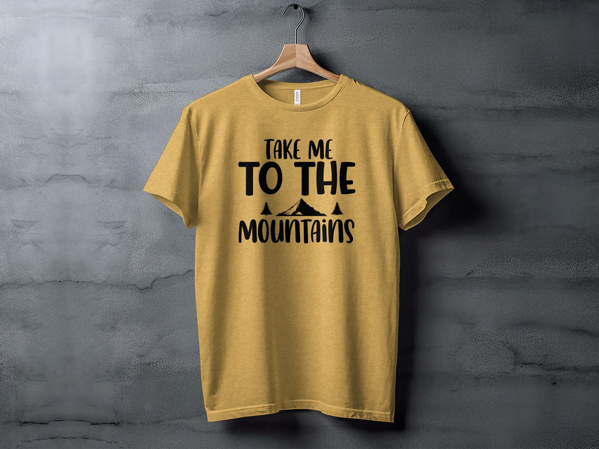 Take Me To The Mountains Adventure Lover Graphic T-Shirt