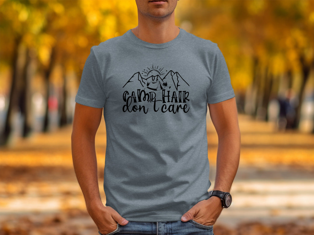 Camp Hair Don't Care Mountain Adventure T-Shirt