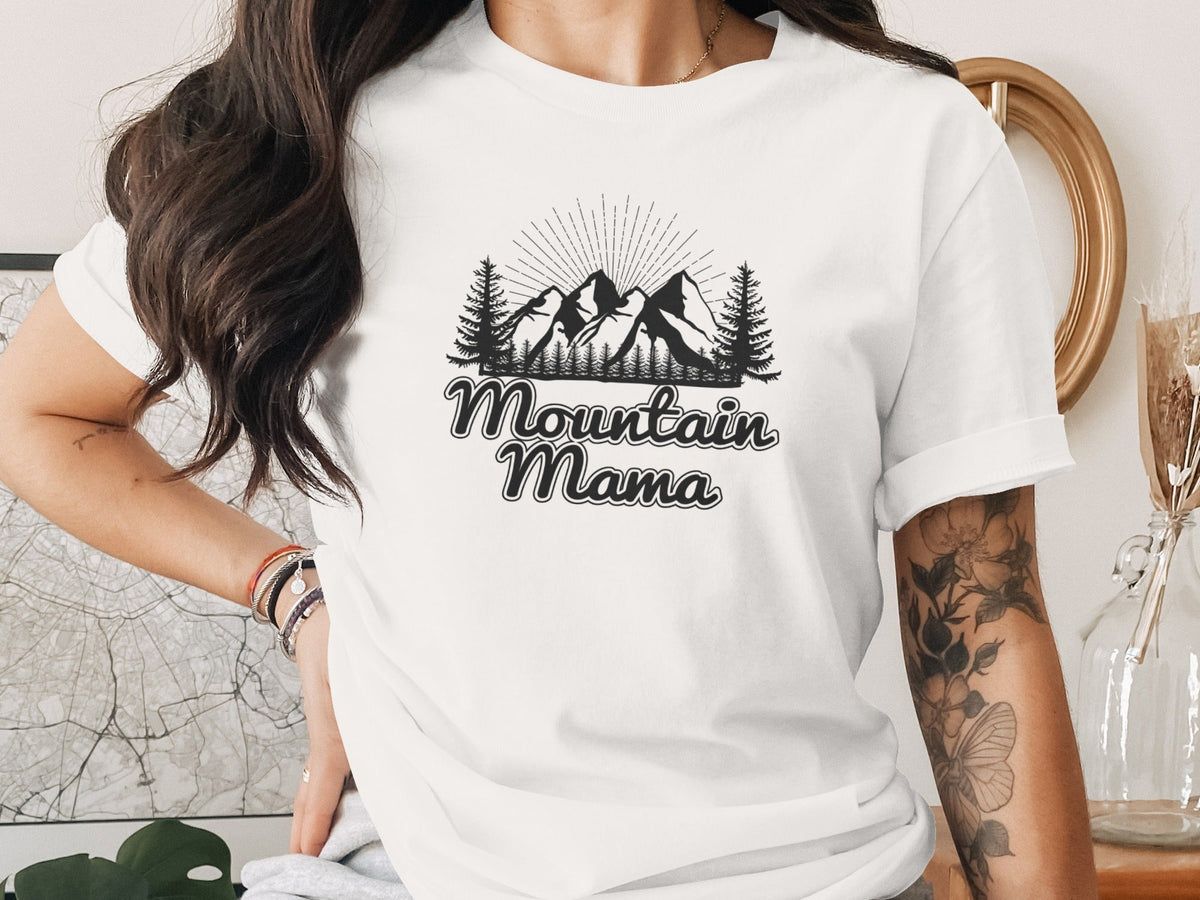 Mountain Mama Adventure Design Ideal Mother's Day T-Shirt