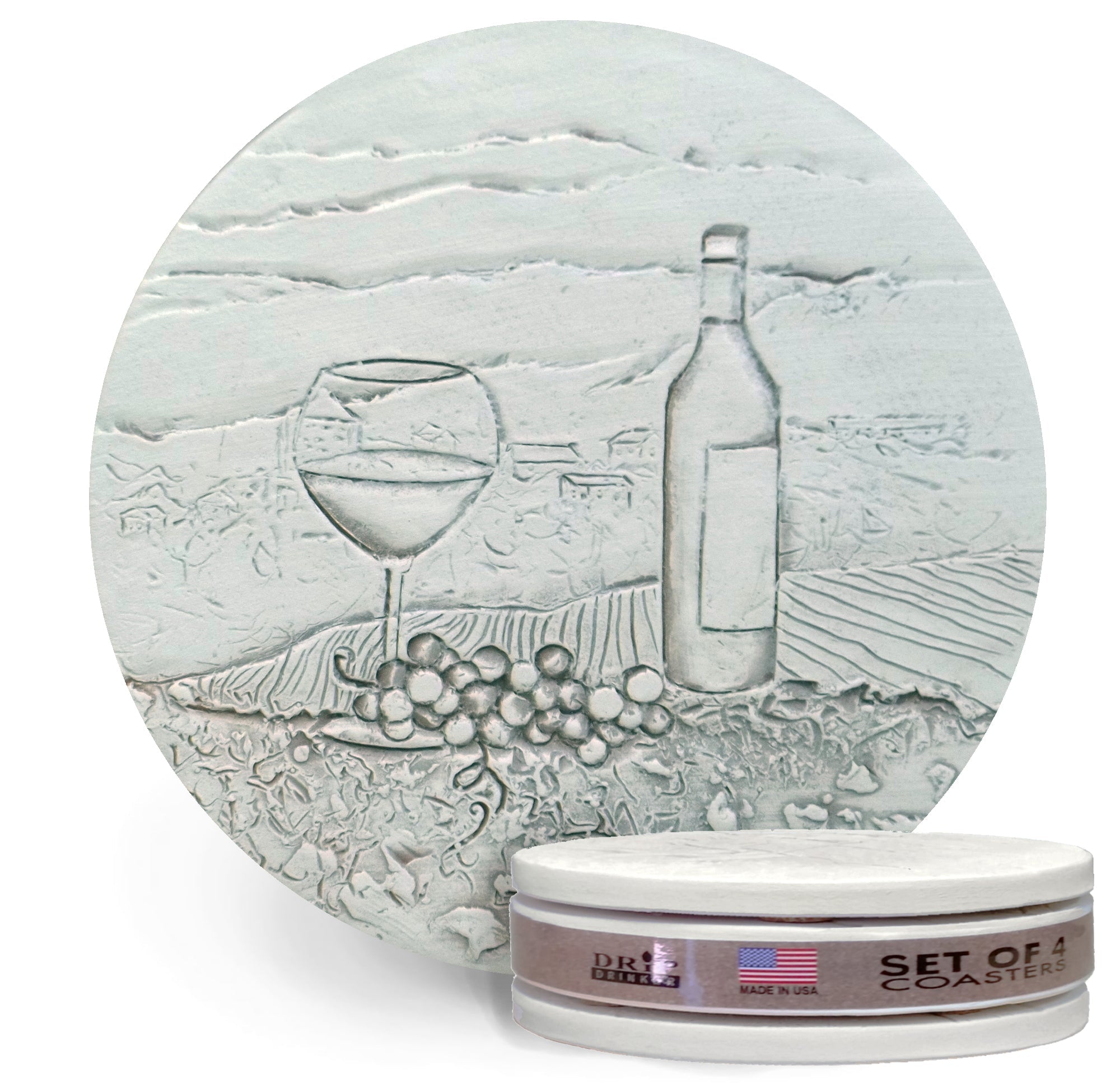 Wine Scene Drink Coasters