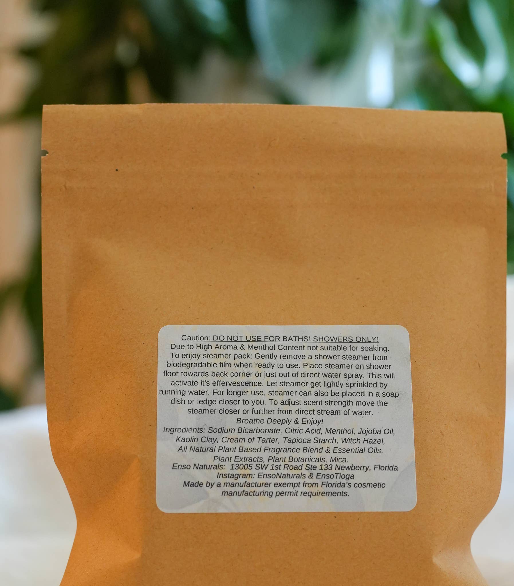 Relax Aromatherapy Menthol Shower Steamers Gift Set