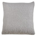 Fennco Styles Solid Faux Mohair Decorative Throw Pillow 18" W x 18" L - Soft Cushion for Home, Couch, Living Room, Bedroom and Office Décor