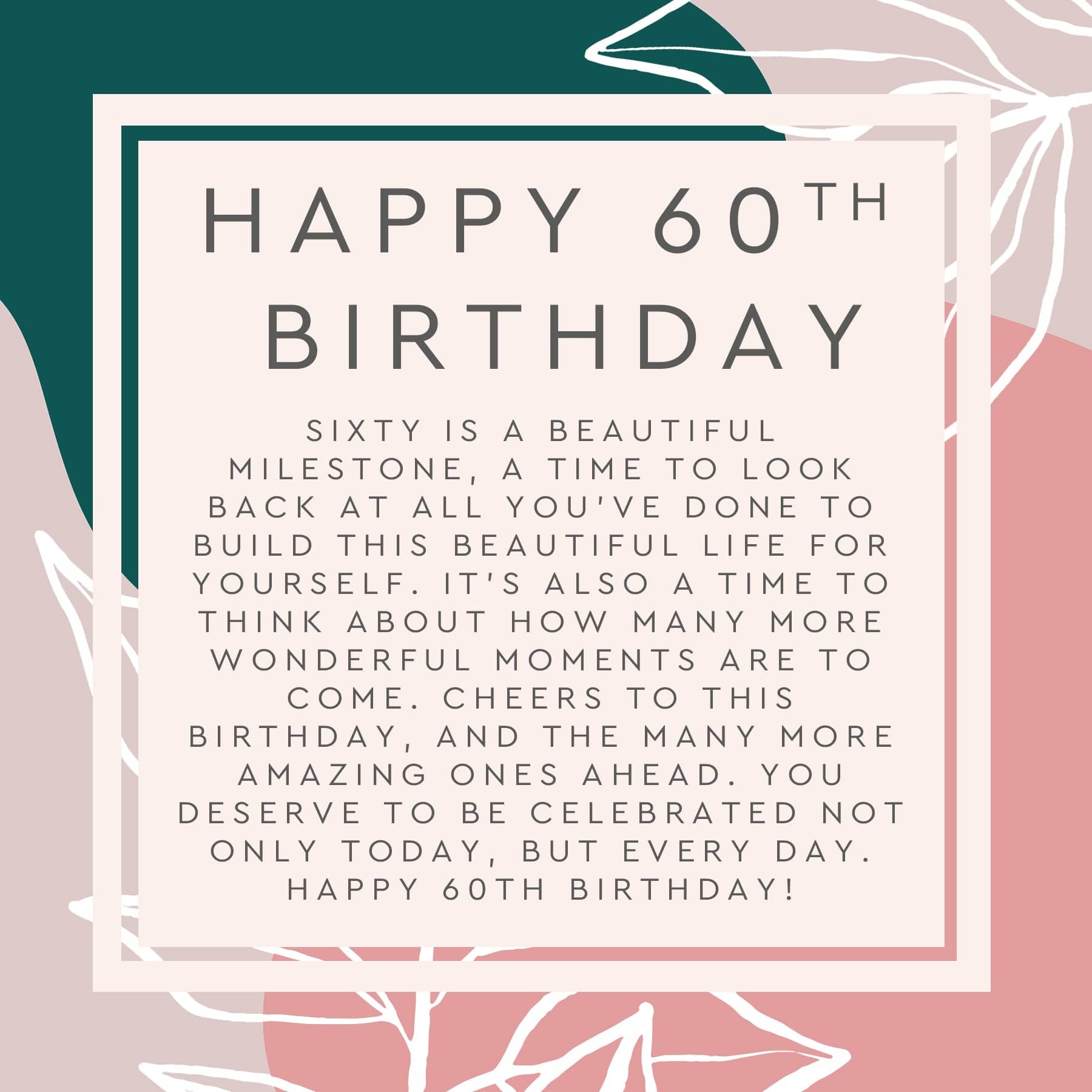 60th Birthday Compass Necklace Spa Gift Box Set