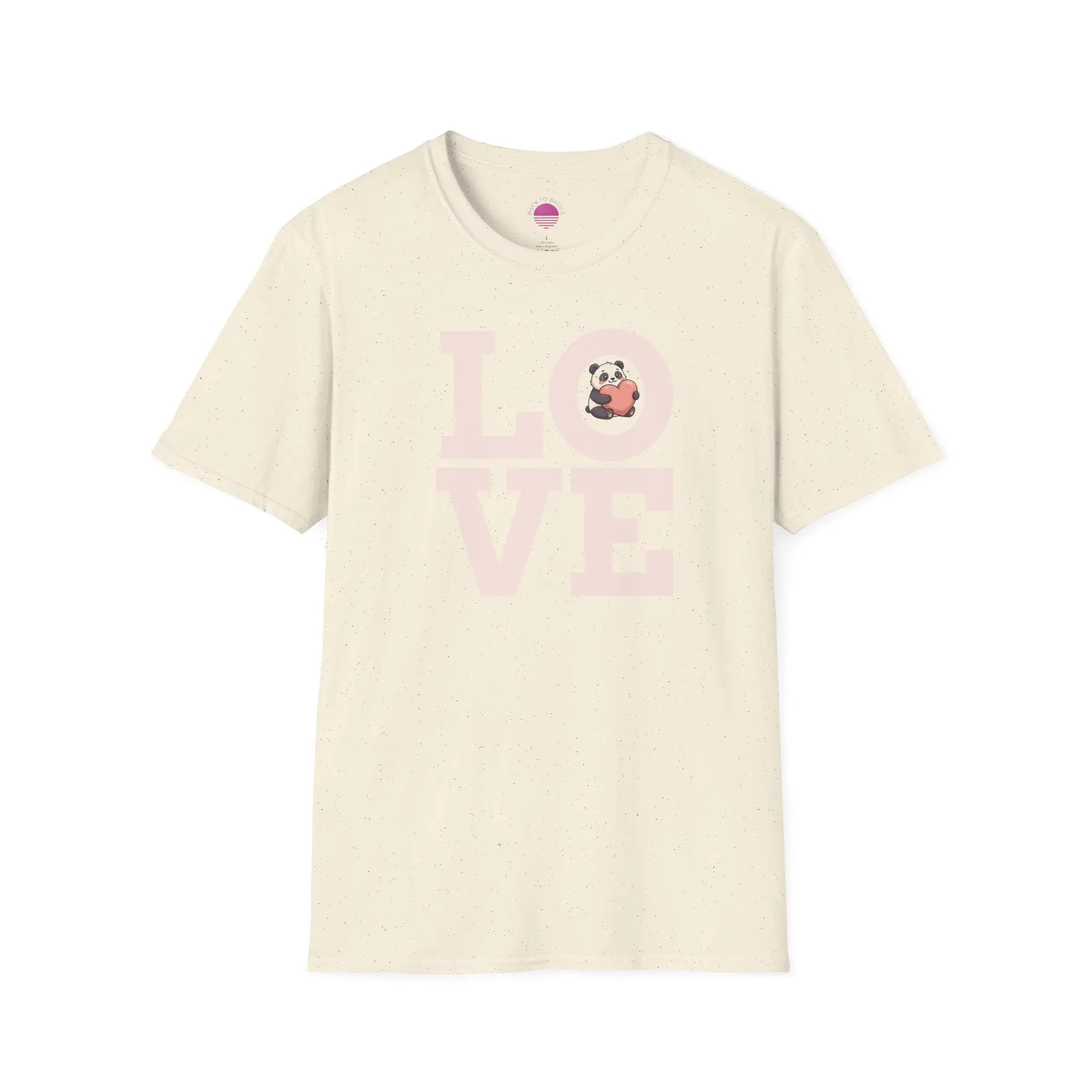Love Panda T-Shirt — Cute Panda Holding Heart Graphic Tee