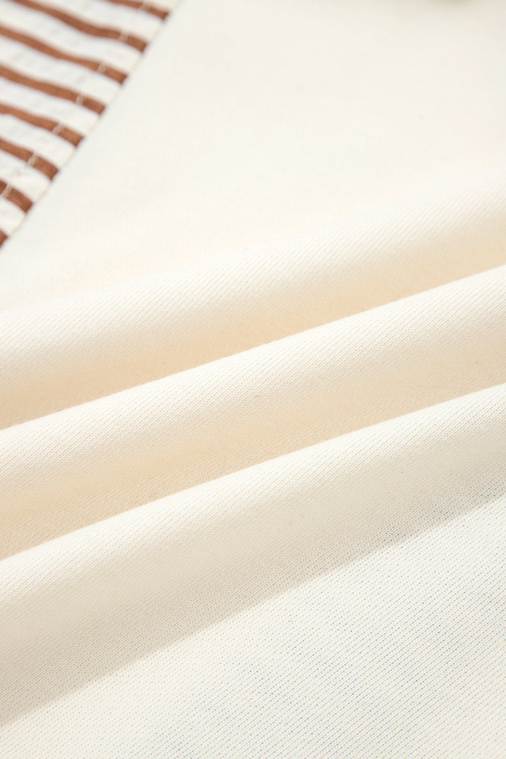 Plus Size Stripe Colorblock Patchwork Half-Button Blouse