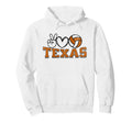 Peace Love Volleyball Texas Teen Tween Hoodie - Graphic Print Unisex