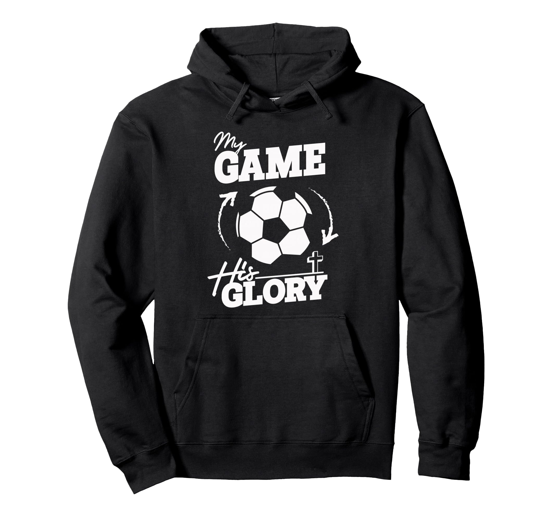 My Game His Glory Teen Christian Hoodie - Streetwear Style for Adults