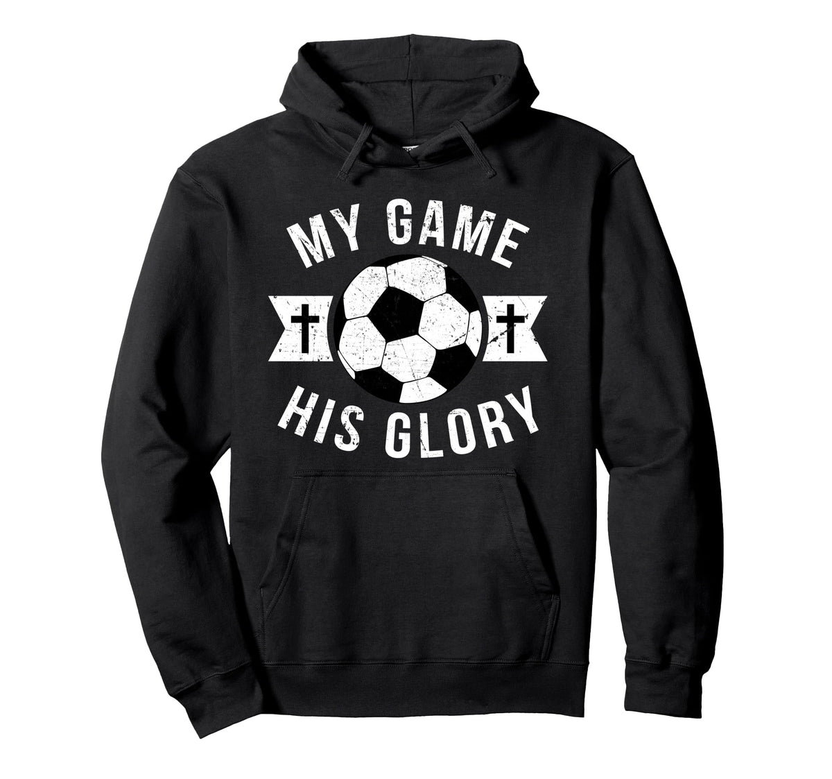 Christian Soccer Gifts Teen Hoodie - Casual Everyday Wear for Adults