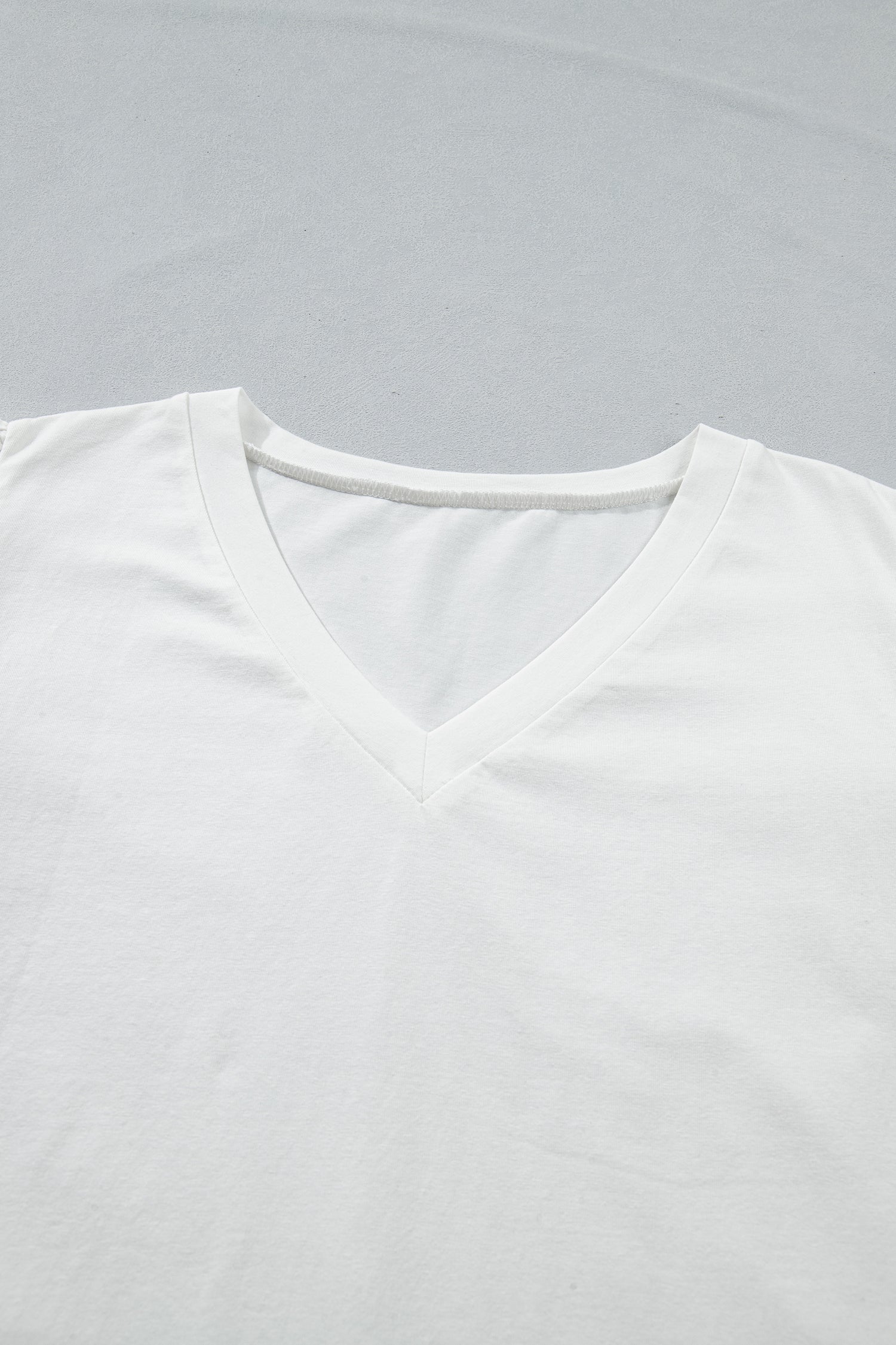 Plus Size Embroidered Eyelet Patchwork Short Sleeve Tee
