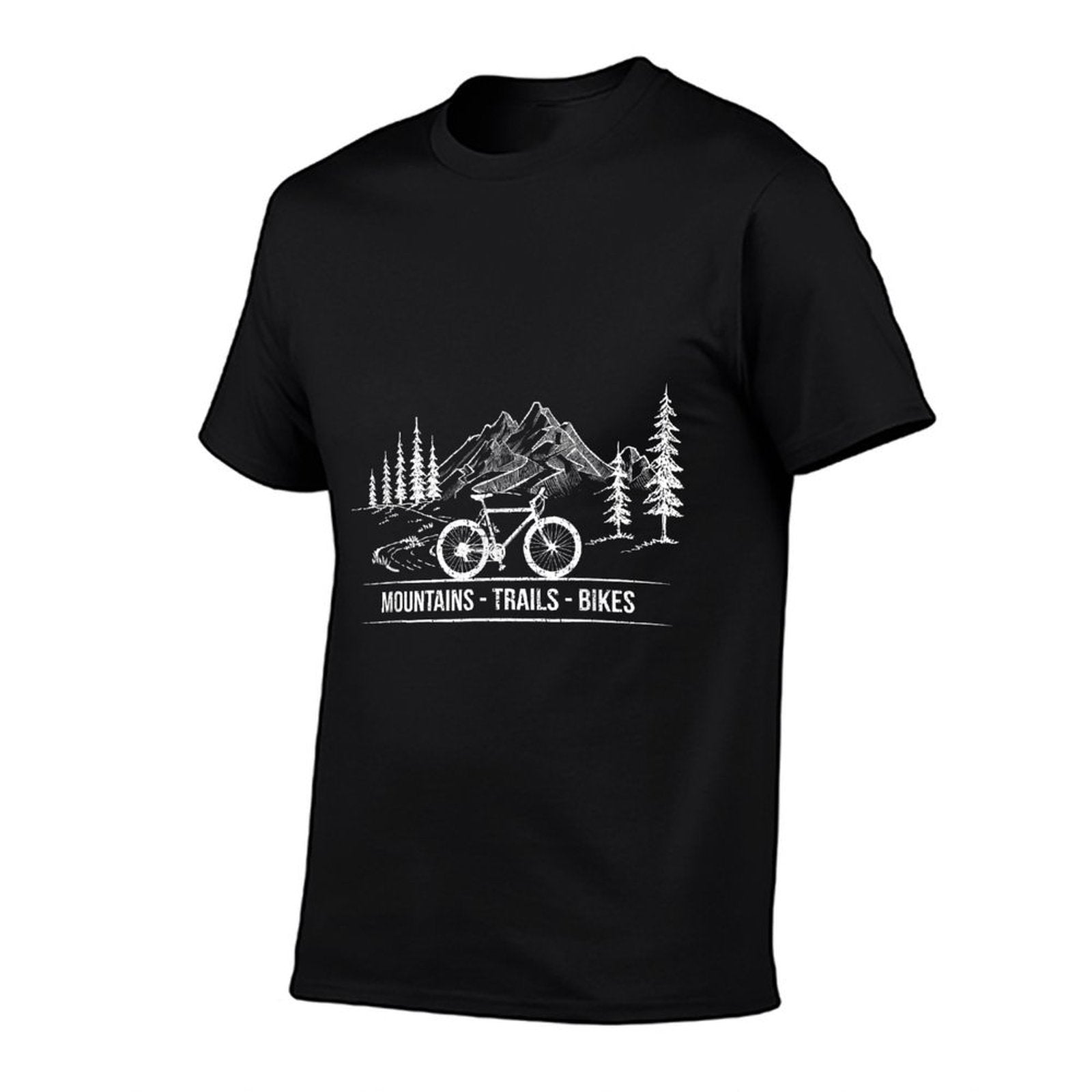Mountain Trail Bikes - Cyclist Bike Rider Bicycle Riding  Moisture-wicking T-Shirt