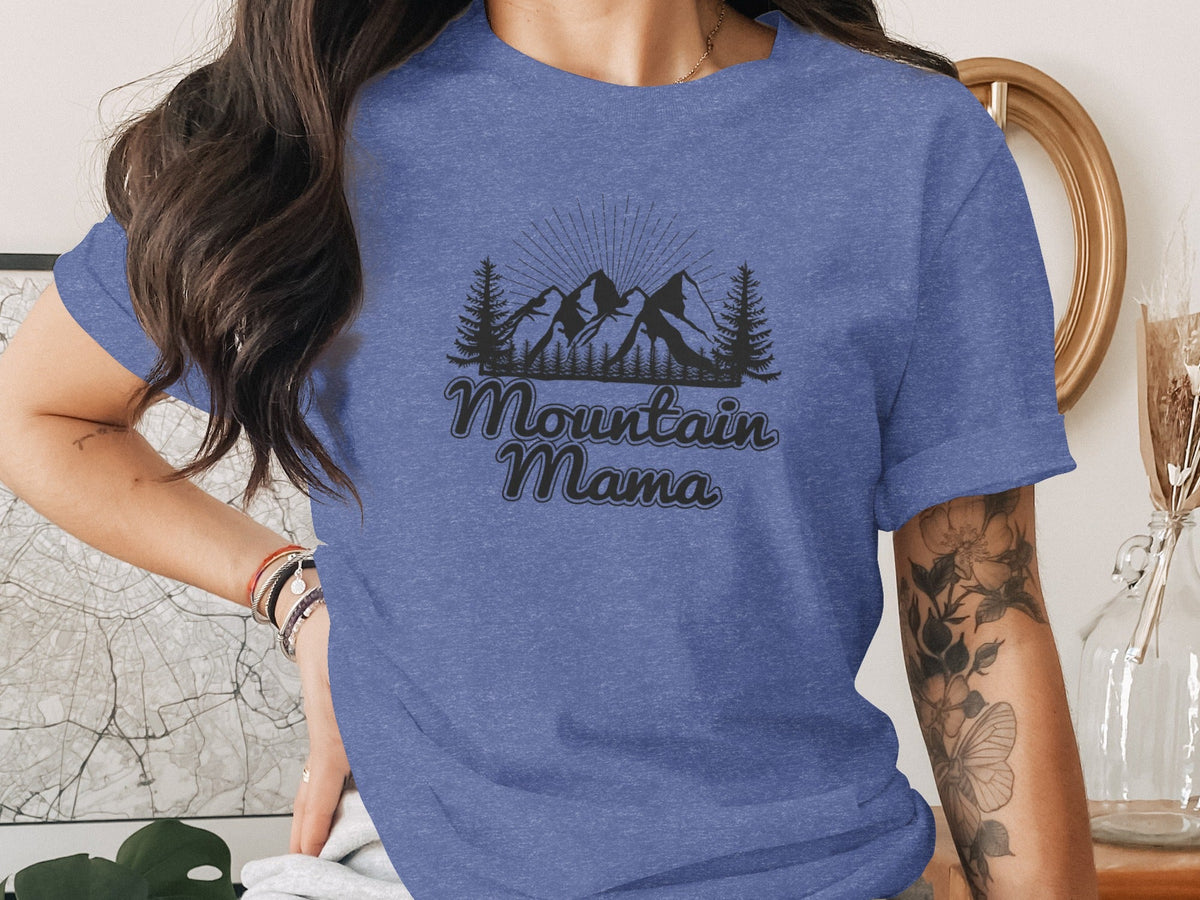 Mountain Mama Adventure Design Ideal Mother's Day T-Shirt
