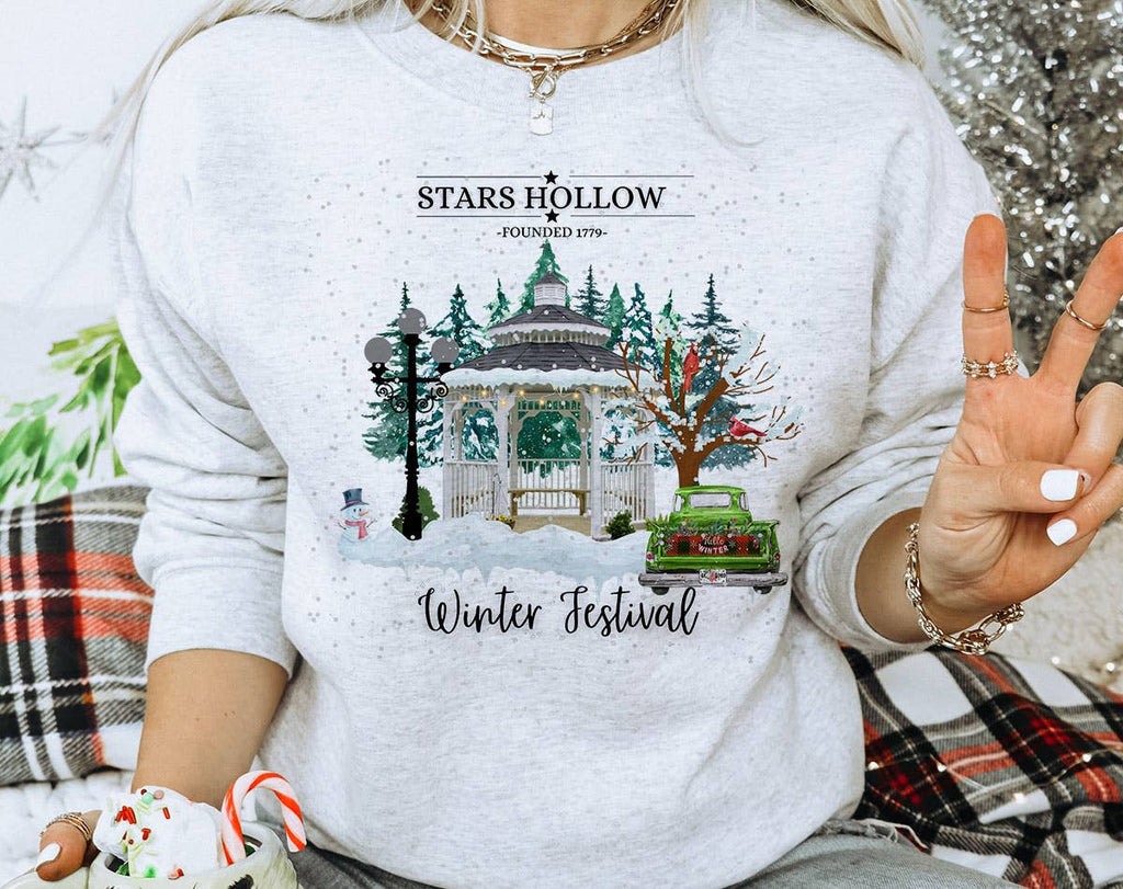 Ugly Christmas Sweater Sweatshirt – Stars Hollow Winter Festival, Gilmore