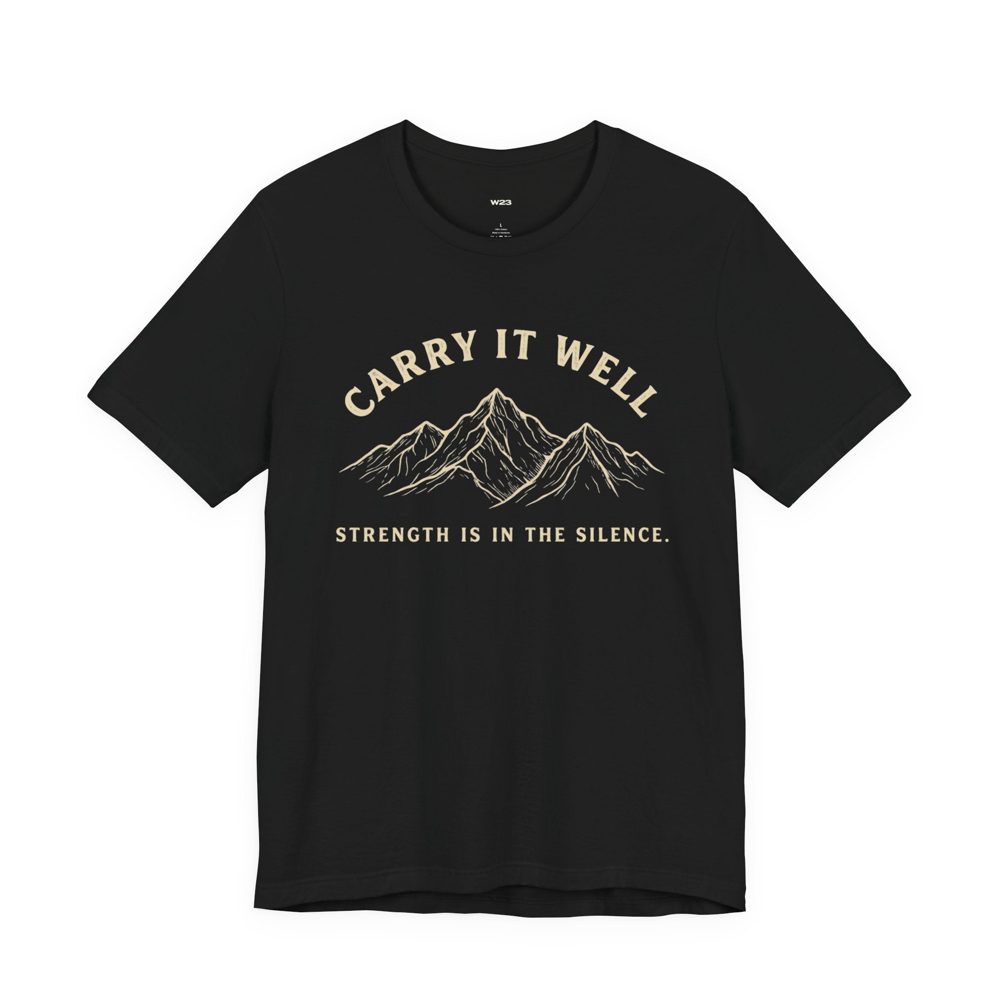 Carry It Well Tee — Mountain Strength Graphic T-Shirt | Wear Your Worship