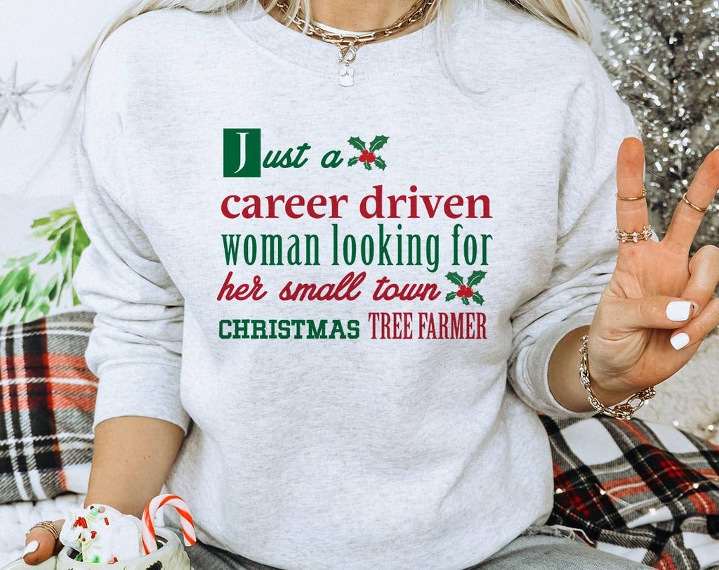 Ugly Christmas Sweater Sweatshirt – Funny Hallmark Parody Movie