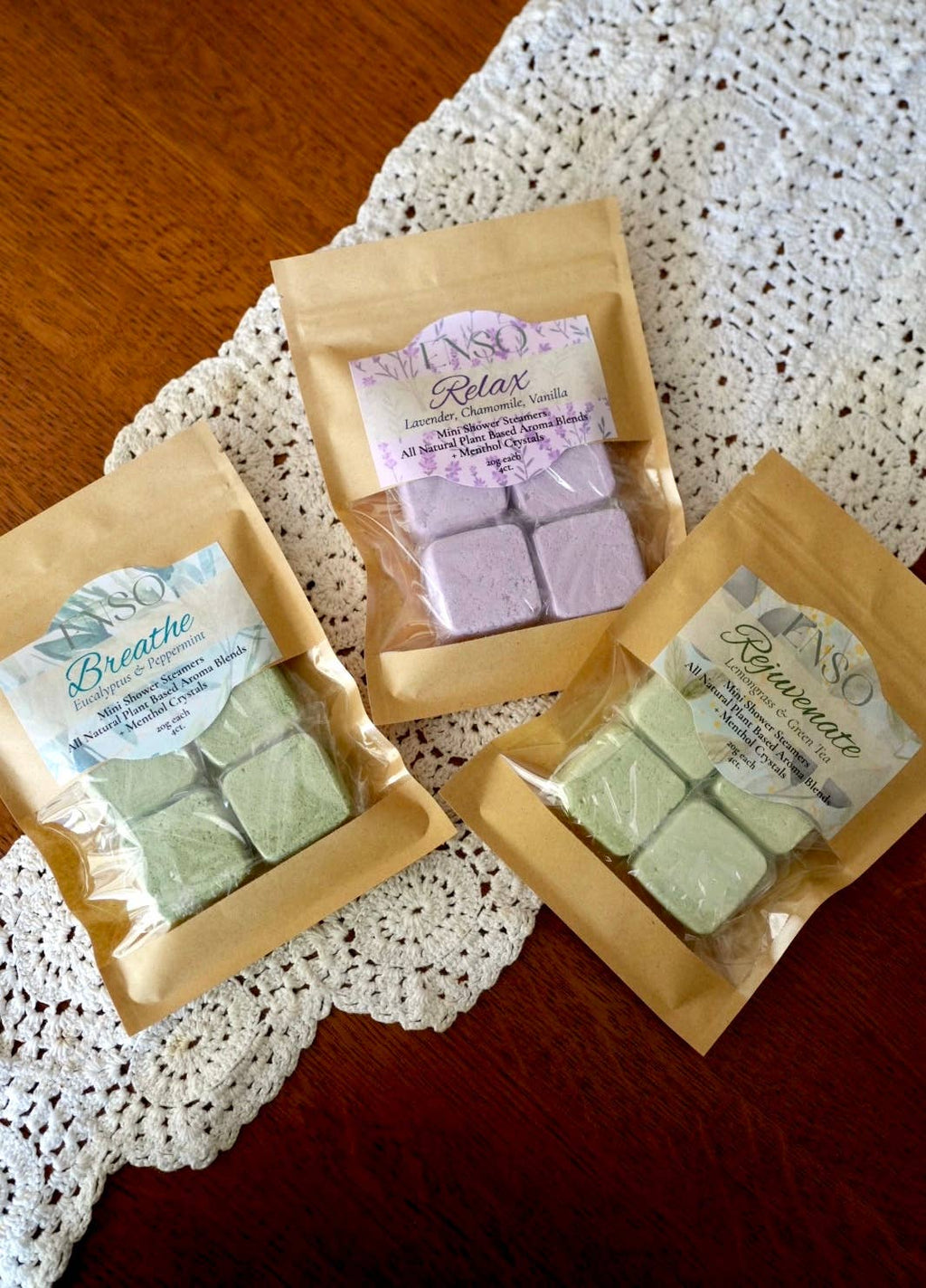 Breathe Aromatherapy Menthol Shower Steamers Gift Set