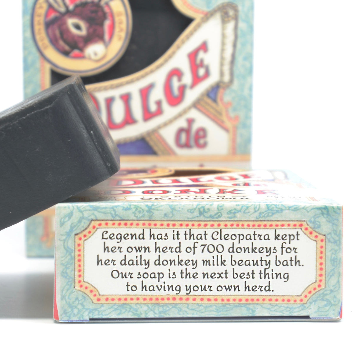 Donkey Milk Soap, Activated Charcoal 4.5 oz, PREORDER for NOVEMBER 20th