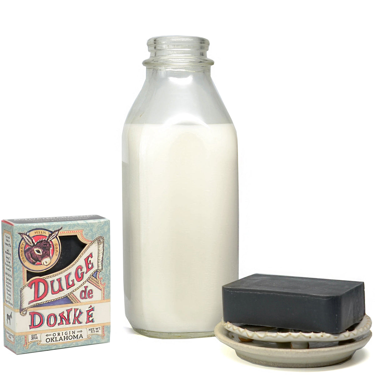 Donkey Milk Soap, Activated Charcoal 4.5 oz, PREORDER for NOVEMBER 20th