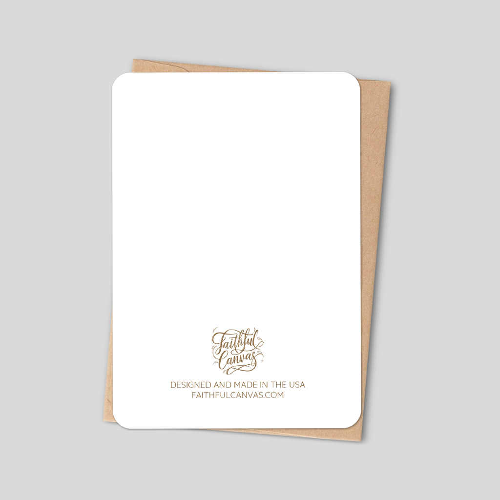 Faith Can Move Mountains (Matthew 17:20) - Bible Verse Card