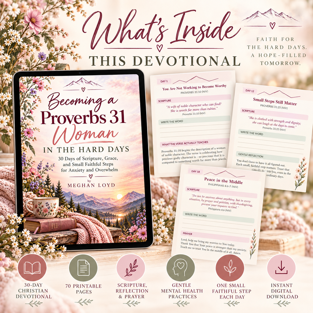 Becoming a Proverbs 31 Woman in the Hard Days | 30-Day Christian Printable Devotional