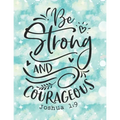 prayer journal, color and write: be strong and courageous Christian prayer daily diary Christian coloring book - Paperback