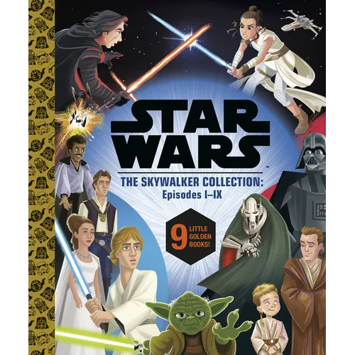 Star Wars Episodes I - IX: A Little Golden Book Collection (Star Wars) - Hardcover