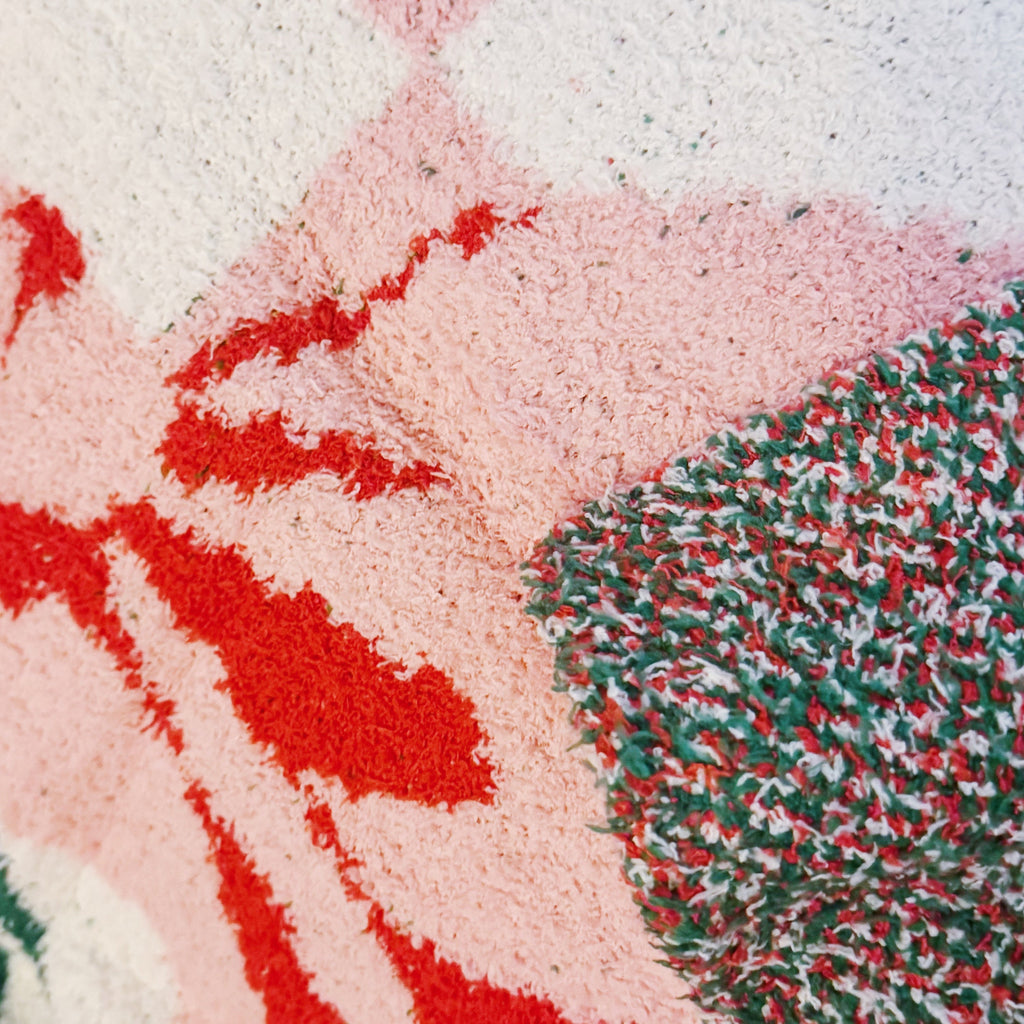 Cherry Bow Check Blanket – Soft & Sweet Throw