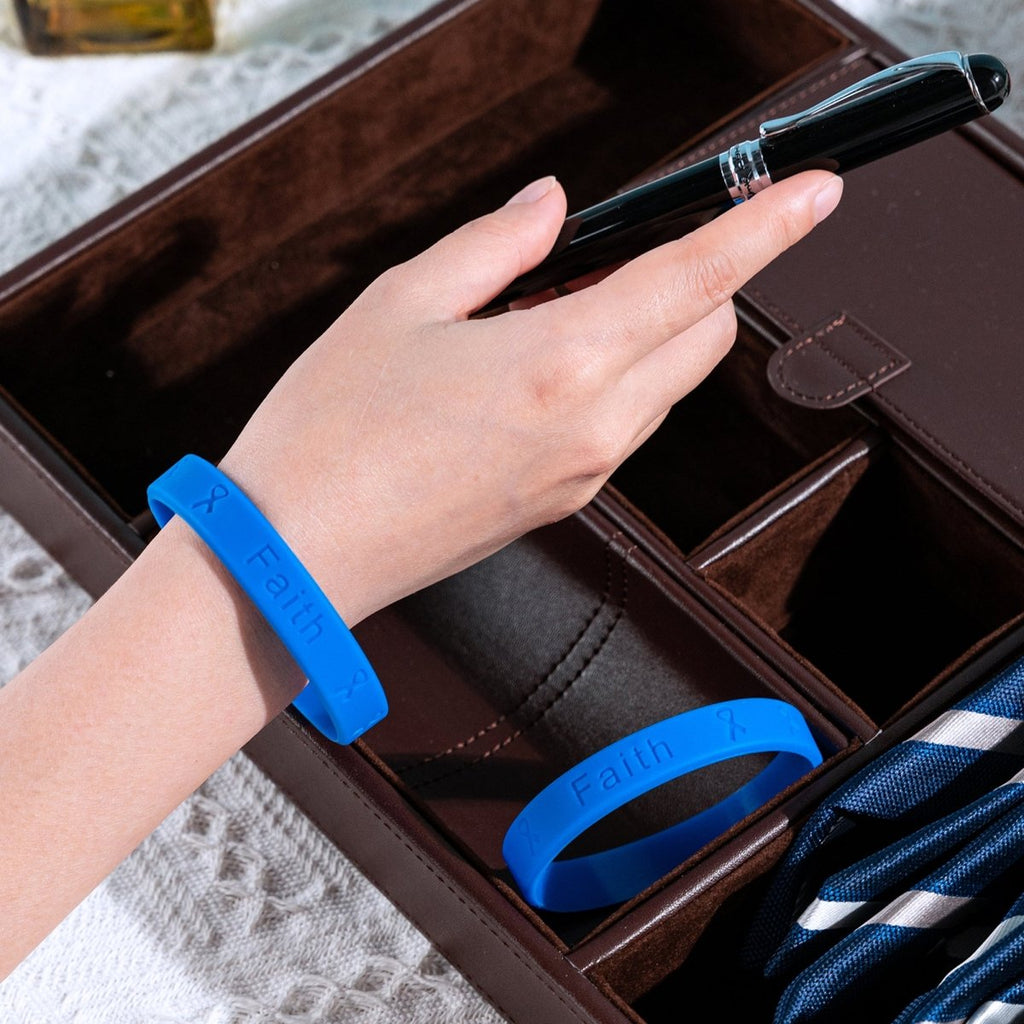 Colon Cancer Awareness Silicone Bracelet Wristbands