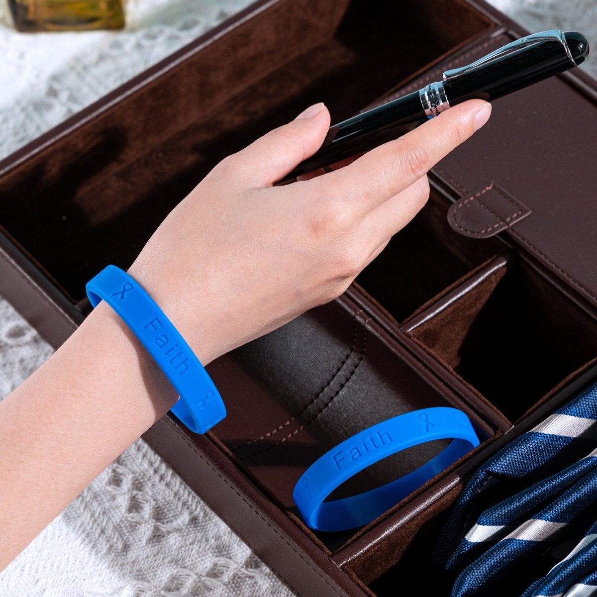 Colon Cancer Awareness Silicone Bracelet Wristbands