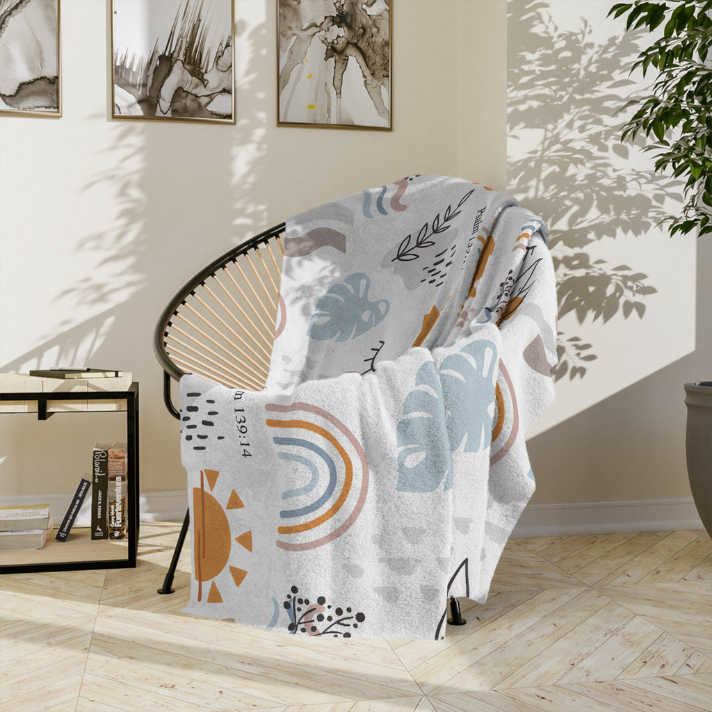 Fearfully and Wonderfully Made Fleece Blanket