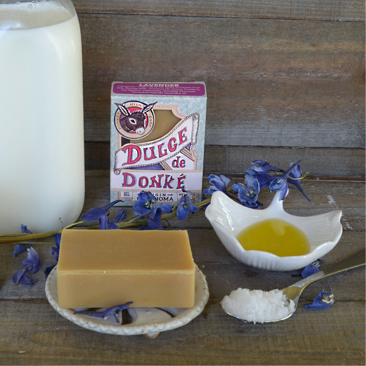 Donkey Milk Soap, Lavender 4.5 oz, PREORDER for OCTOBER 30th