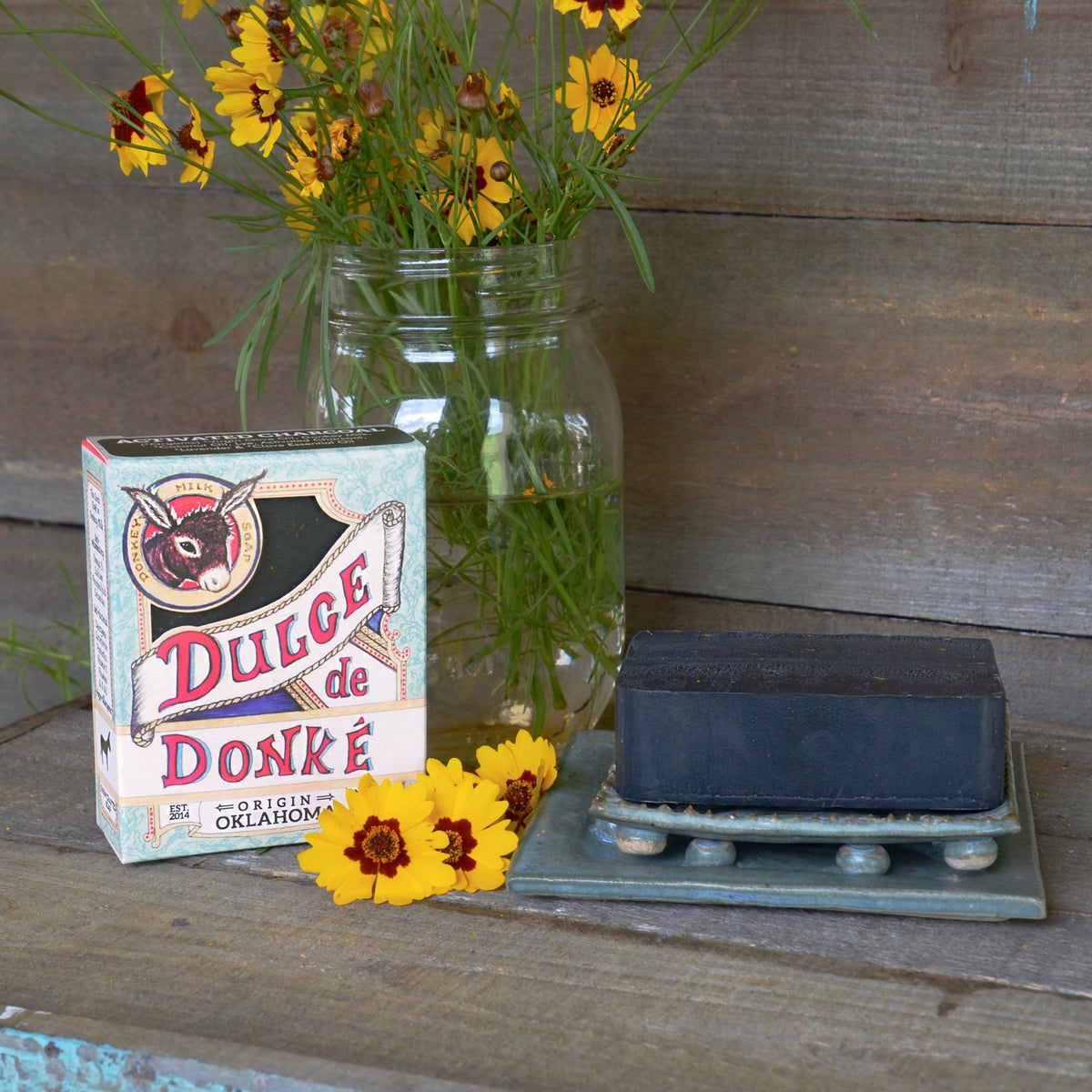 Donkey Milk Soap, Activated Charcoal 4.5 oz, PREORDER for NOVEMBER 20th