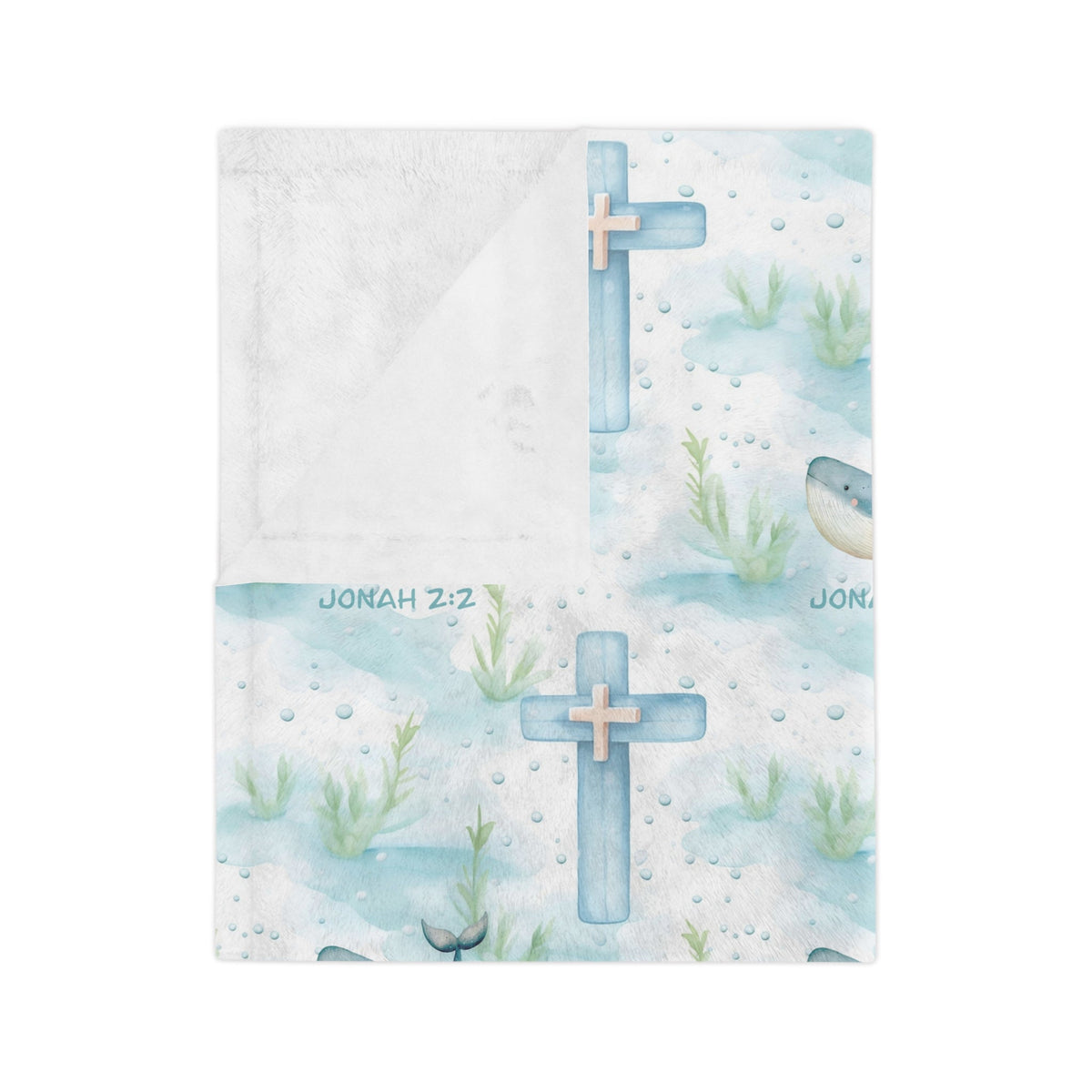 Inspired Jonah 2:2 Fleece Blanket