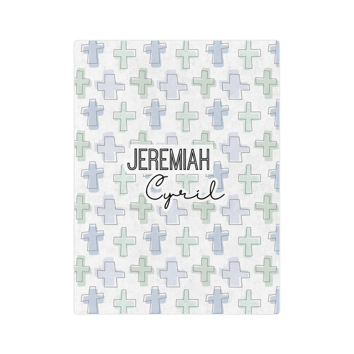 Personalized Rooted in Faith Minky Blanket